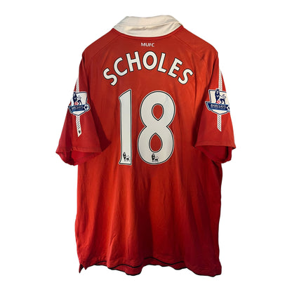 Manchester United 10/11 (H) - Scholes #18 - 7/10 - XX Large
