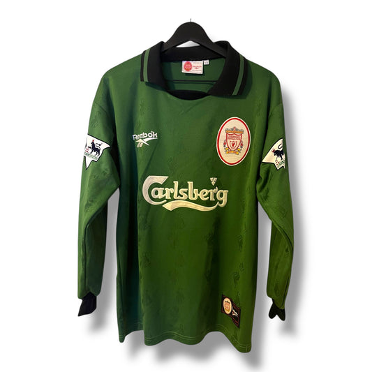 Liverpool 1996/97 Keeperdrakt - James #1 - 8/10 - Str Small