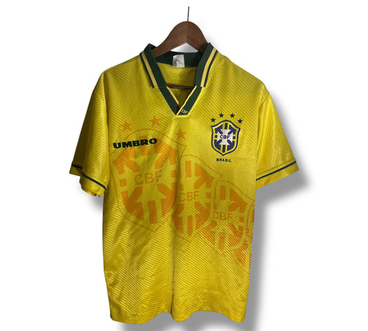 Brasil 1994/96 Hjemmedrakt - Romario #11 - 7/10 - Str Small