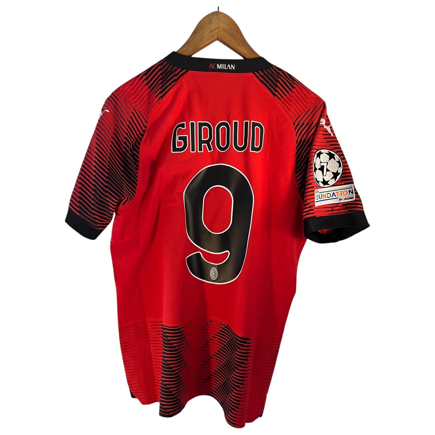 AC Milan 23/24 (H) *Spillerversjon* - Giroud #9 - 8/10 - Small