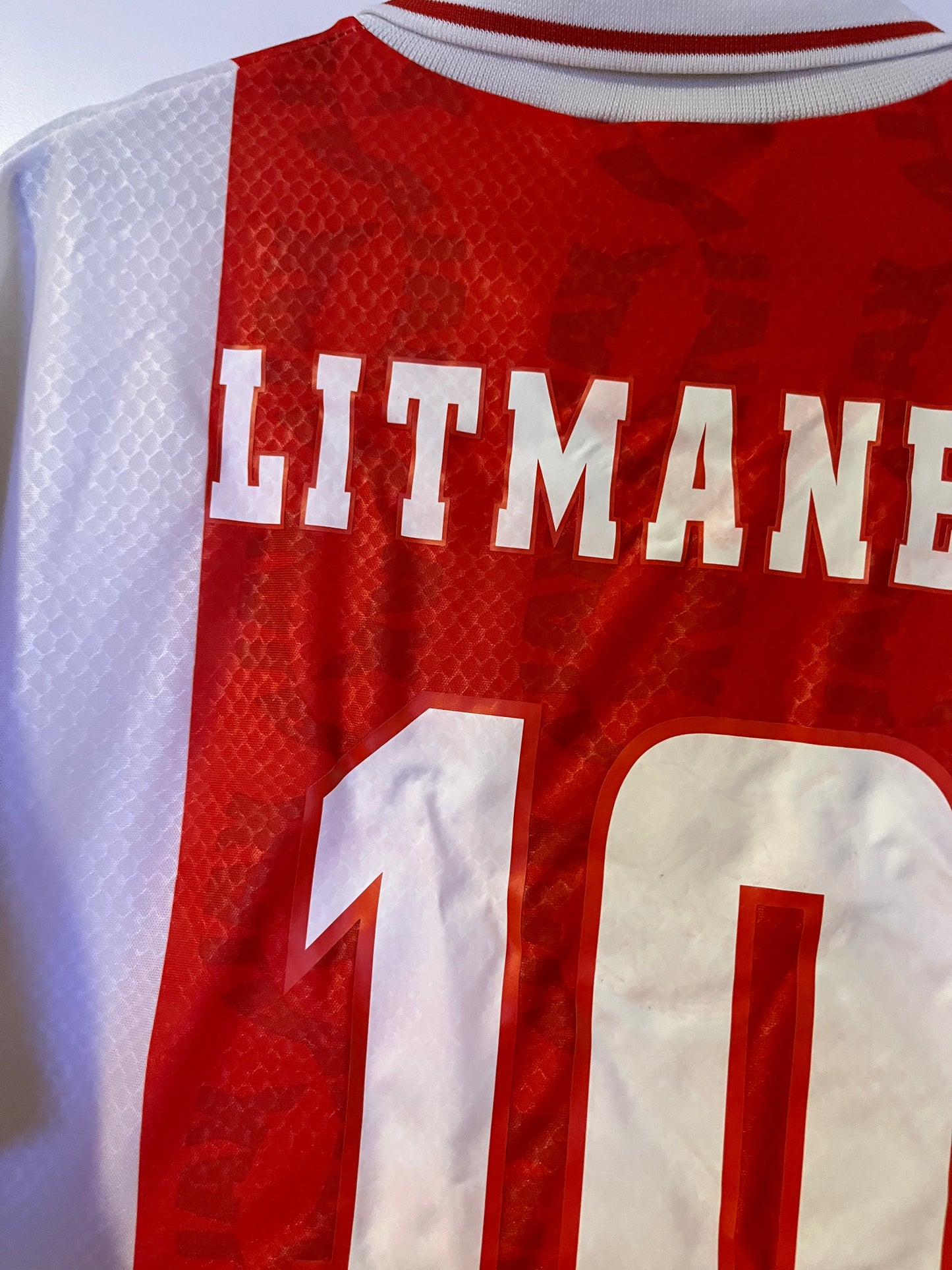 Ajax 1998/99 Hjemmedrakt - Litmanen #10 - 7.5/10 - Str X Large