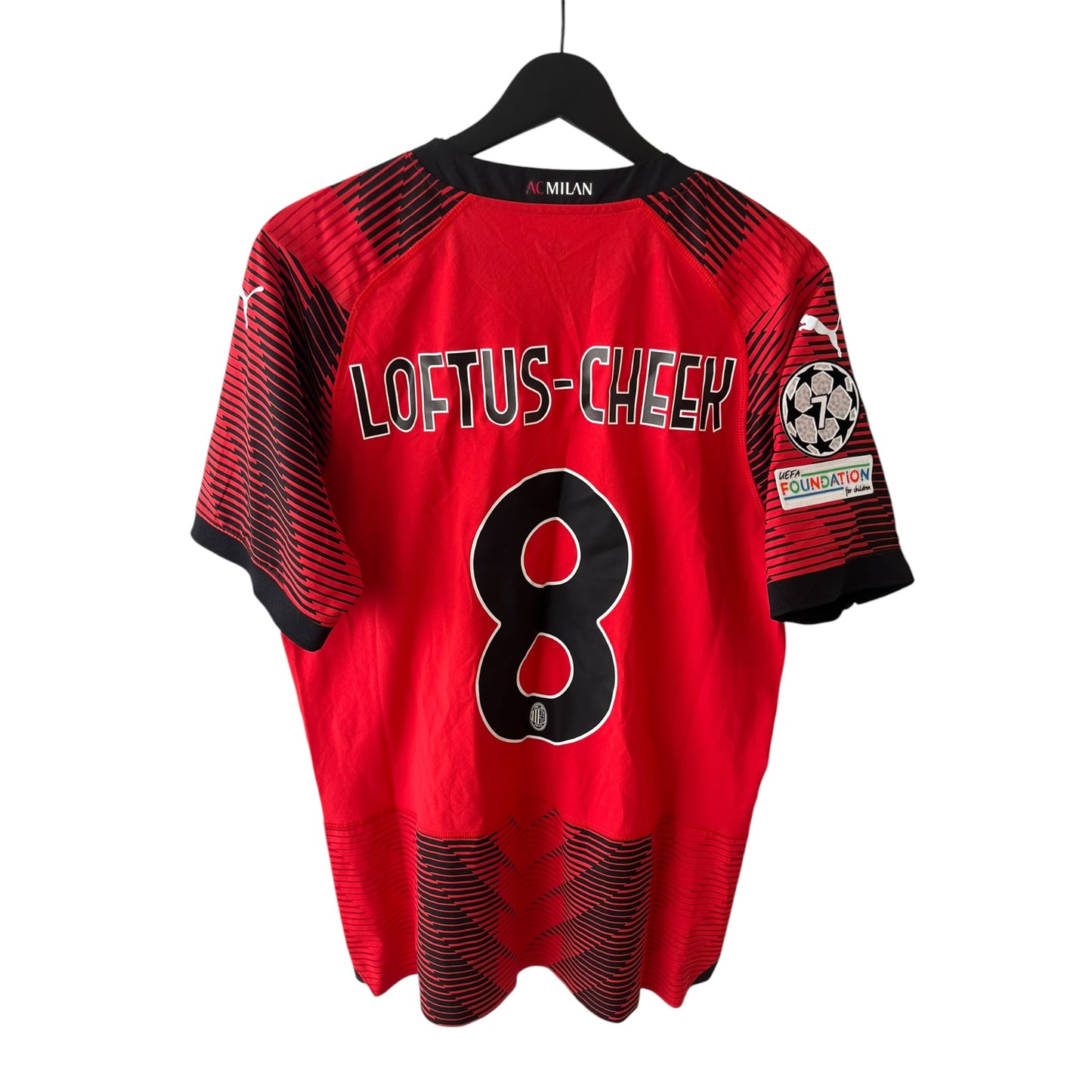 AC Milan 23/24 (H) *Spillerversjon* - Loftus Cheek #8 - 8/10 - Medium