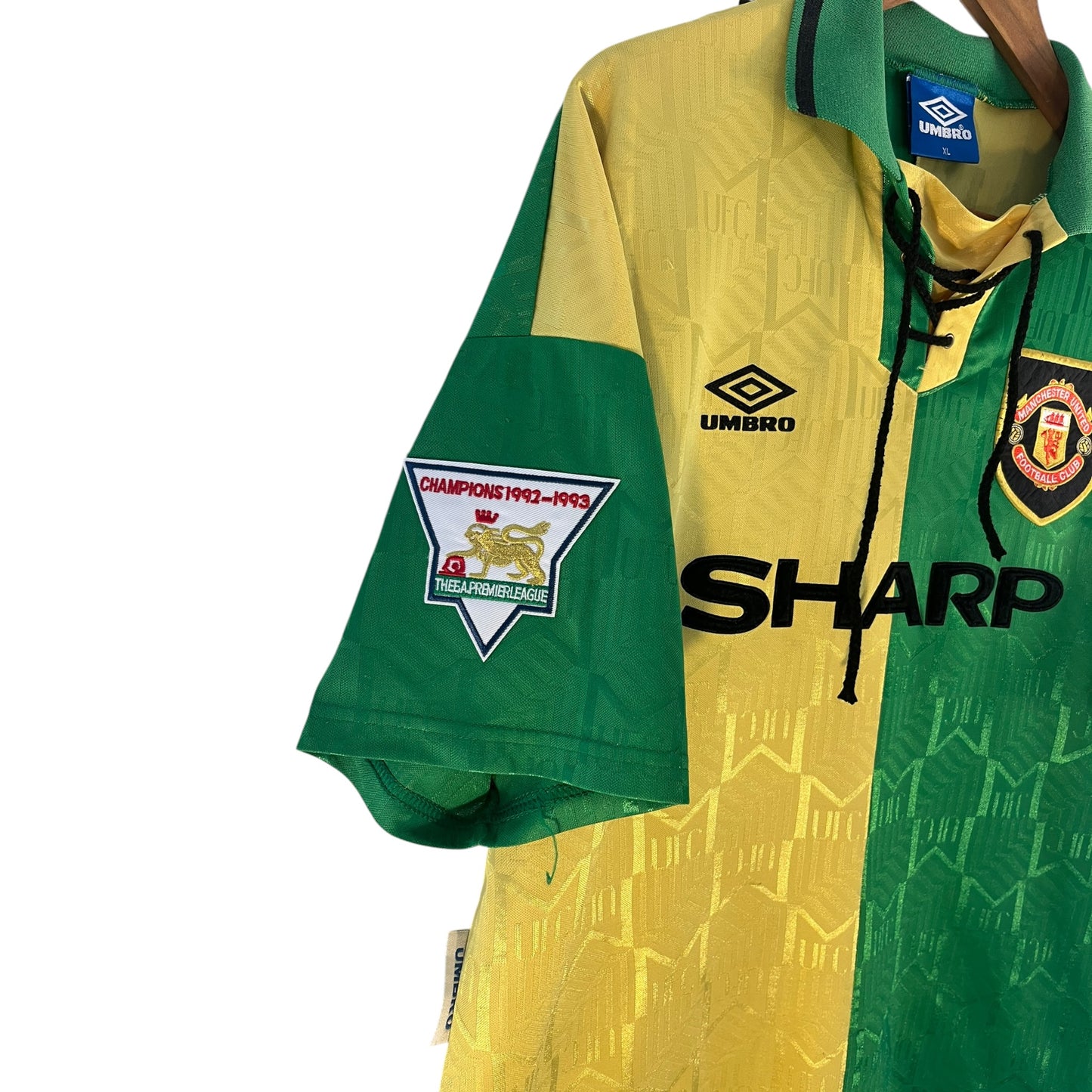Manchester United 92/94 (T) - Cantona #7 - 8/10 - X Large